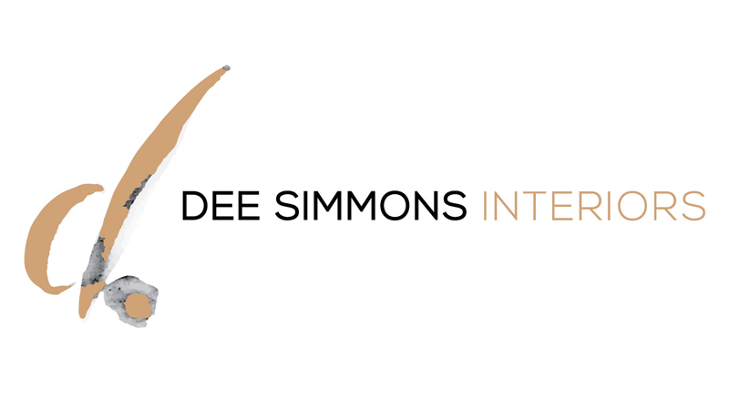 DeeSimmons Logo Horiz Black Copper